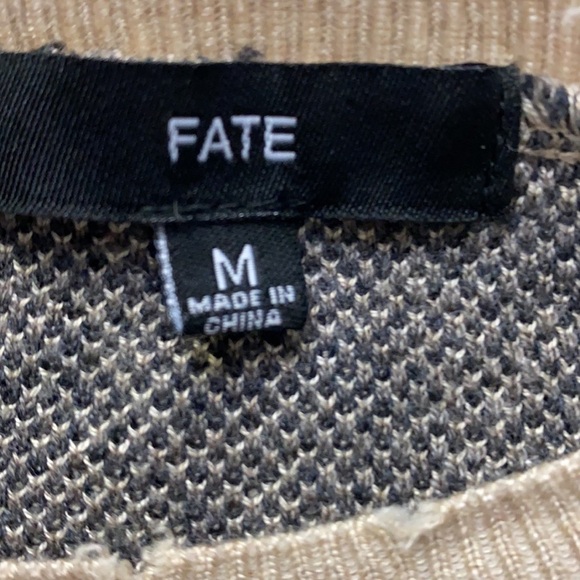 Fate Distressed Snake Print Sweater - Picture 6 of 7